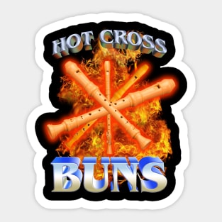 Hot Cross Buns Apparel Sticker